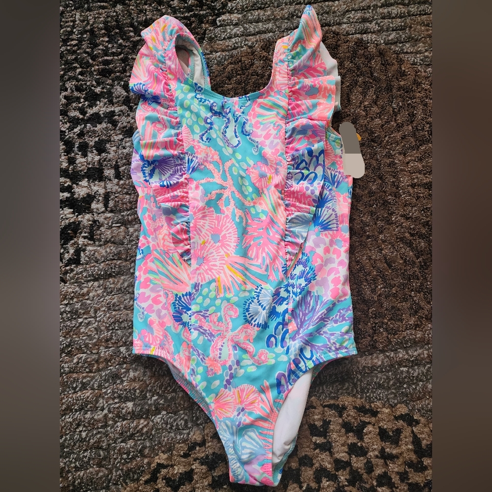 Lilly Pulitzer Girls Lisa One Piece Swimsuit